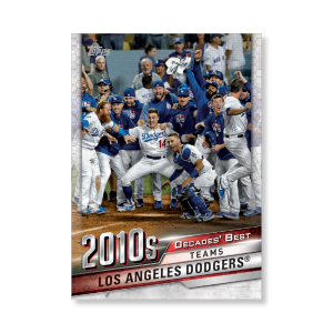 Los Angeles Dodgers Topps Series 1 Decades Best 2010 Poster # to 99- artbble-pos-20tbb1-3075-s