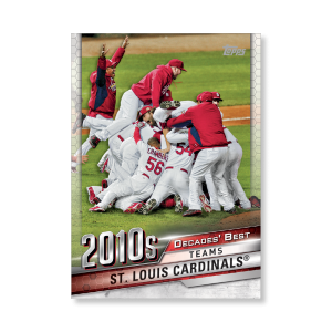 St. Louis Cardinals Topps Series 1 Decades Best 2010 Poster # to 99- artbble-pos-20tbb1-3078-s