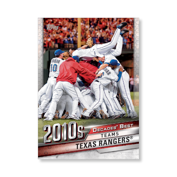 Texas Rangers Topps Series 1 Decades Best 2010 Poster # to 99- artbble-pos-20tbb1-3079-s
