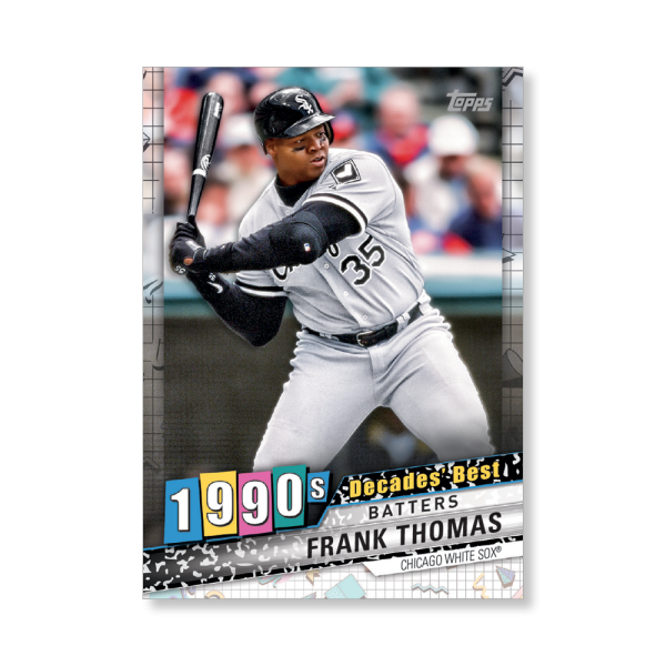 Frank Thomas 2020 Topps Series 1 Decades Best 1990 Poster # to 99- artbble-pos-20tbb1-3092-s