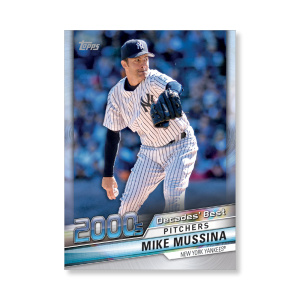 Mike Mussina 2020 Topps Series 1 Decades Best 2000 Poster # to 99- artbble-pos-20tbb1-3993-s