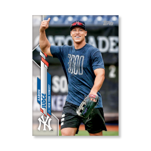 Aaron Judge 2020 Topps Series 1 Base Card Short Prints Poster # to 99- artbble-pos-20tbb1-7008-s