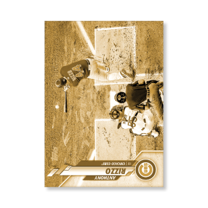 Anthony Rizzo 2020 Topps Series 1 Base Card Short Prints Poster Gold Ed. # to 1- artbble-pos-20tbb1-7012-gold-s