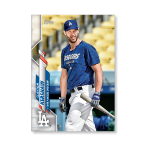 Clayton Kershaw 2020 Topps Series 1 Base Card Short Prints Poster # to 99- artbble-pos-20tbb1-7023-s