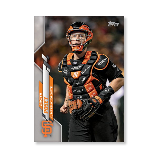 Buster Posey 2020 Topps Series 1 Base Card Short Prints Poster # to 99- artbble-pos-20tbb1-7036-s