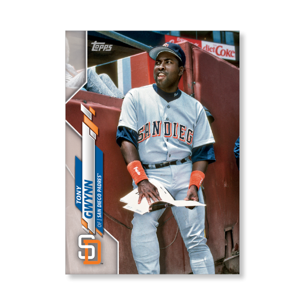 Tony Gwynn 2020 Topps Series 1 Base Card Short Prints Poster # to 99- artbble-pos-20tbb1-7055-s