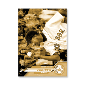 Pedro Martinez 2020 Topps Series 1 Base Card Short Prints Poster Gold Ed. # to 1- artbble-pos-20tbb1-7056-gold-s
