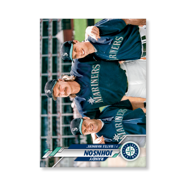 Randy Johnson 2020 Topps Series 1 Base Card Short Prints Poster # to 99- artbble-pos-20tbb1-7057-s