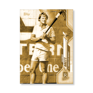 George Brett 2020 Topps Series 1 Base Card Short Prints Poster Gold Ed. # to 1- artbble-pos-20tbb1-7059-gold-s
