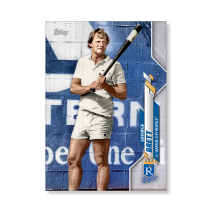 George Brett 2020 Topps Series 1 Base Card Short Prints Poster # to 99- artbble-pos-20tbb1-7059-s