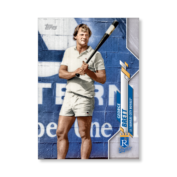 George Brett 2020 Topps Series 1 Base Card Short Prints Poster # to 99- artbble-pos-20tbb1-7059-s