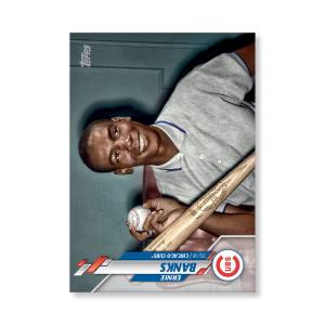 Ernie Banks 2020 Topps Series 1 Base Card Short Prints Poster # to 99- artbble-pos-20tbb1-7060-s
