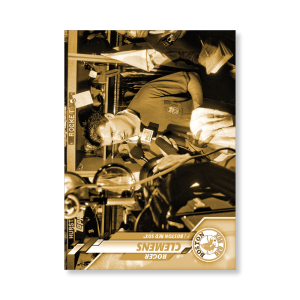 Roger Clemens 2020 Topps Series 1 Base Card Short Prints Poster Gold Ed. # to 1- artbble-pos-20tbb1-7071-gold-s