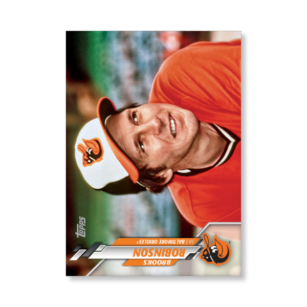 Brooks Robinson 2020 Topps Series 1 Base Card Short Prints Poster # to 99- artbble-pos-20tbb1-7073-s