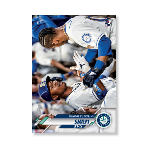 Kyle Lewis 2020 Topps Series 1 Base Card Short Prints Poster # to 99- artbble-pos-20tbb1-7077-s