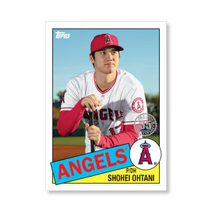 Shohei Ohtani 2020 Topps Series 1 1985 Topps Baseball Poster # to 99- artbble-pos-20tbb1-7502-s
