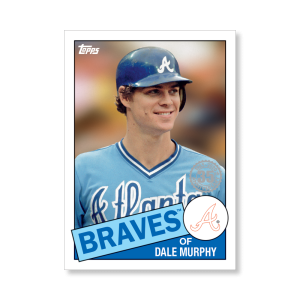 Dale Murphy 2020 Topps Series 1 1985 Topps Baseball Poster # to 99- artbble-pos-20tbb1-7504-s