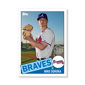 Mike Soroka 2020 Topps Series 1 1985 Topps Baseball Poster # to 99- artbble-pos-20tbb1-7506-s