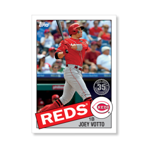Joey Votto 2020 Topps Series 1 1985 Topps Baseball Poster # to 99- artbble-pos-20tbb1-7530-s