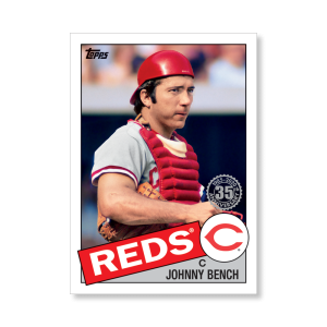 Johnny Bench 2020 Topps Series 1 1985 Topps Baseball Poster # to 99- artbble-pos-20tbb1-7531-s