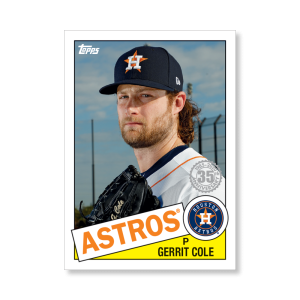 Gerrit Cole 2020 Topps Series 1 1985 Topps Baseball Poster # to 99- artbble-pos-20tbb1-7539-s