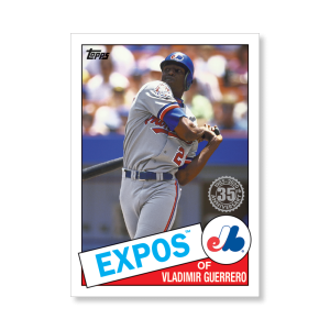 Vladimir Guerrero 2020 Topps Series 1 1985 Topps Baseball Poster # to 99- artbble-pos-20tbb1-7552-s
