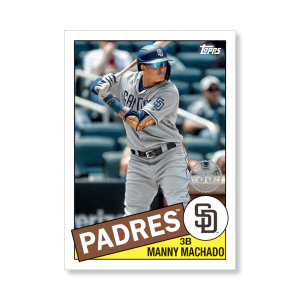 Manny Machado 2020 Topps Series 1 1985 Topps Baseball Poster # to 99- artbble-pos-20tbb1-7553-s