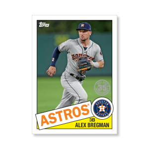 Alex Bregman 2020 Topps Series 1 1985 Topps Baseball Poster # to 99- artbble-pos-20tbb1-7554-s