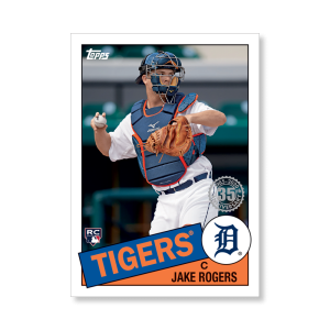 Jake Rogers 2020 Topps Series 1 1985 Topps Baseball Poster # to 99- artbble-pos-20tbb1-7560-s