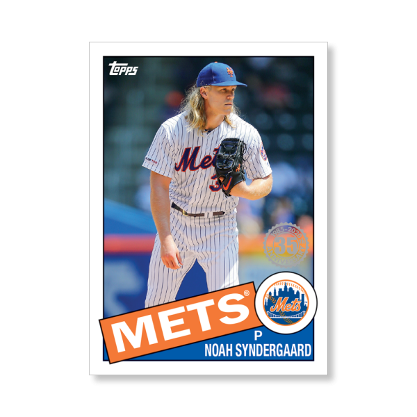 Noah Syndergaard 2020 Topps Series 1 1985 Topps Baseball Poster # to 99- artbble-pos-20tbb1-7567-s