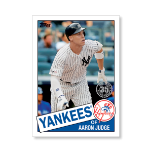 Aaron Judge 2020 Topps Series 1 1985 Topps Baseball Poster # to 99- artbble-pos-20tbb1-7569-s