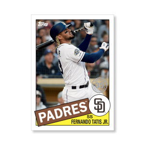 Fernando Tatis Jr. 2020 Topps Series 1 1985 Topps Baseball Poster # to 99- artbble-pos-20tbb1-7582-s