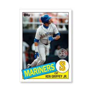 Ken Griffey Jr. 2020 Topps Series 1 1985 Topps Baseball Poster # to 99- artbble-pos-20tbb1-7585-s