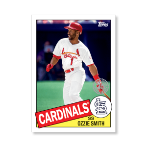 Ozzie Smith 2020 Topps Series 1 1985 Topps Baseball Poster # to 99- artbble-pos-20tbb1-7586-s