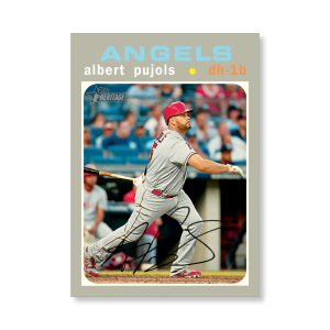 Albert Pujols 2020 Topps Heritage Baseball Base Cards Poster # to 99- artbble-pos-20thbb-1001-s