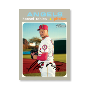 Hansel Robles 2020 Topps Heritage Baseball Base Cards Poster # to 99- artbble-pos-20thbb-1008-s