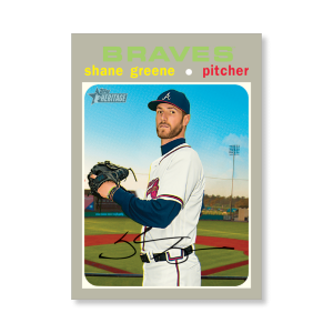 Shane Greene 2020 Topps Heritage Baseball Base Cards Poster # to 99- artbble-pos-20thbb-1032-s