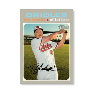Trey Mancini 2020 Topps Heritage Baseball Base Cards Poster # to 99- artbble-pos-20thbb-1033-s