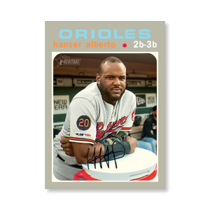 Hanser Alberto 2020 Topps Heritage Baseball Base Cards Poster # to 99- artbble-pos-20thbb-1034-s