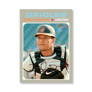 Pedro Severino 2020 Topps Heritage Baseball Base Cards Poster # to 99- artbble-pos-20thbb-1039-s
