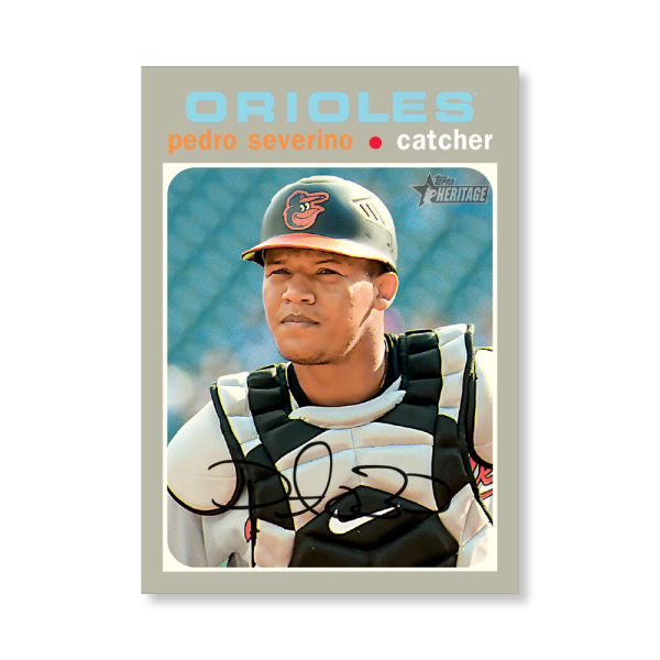 Pedro Severino 2020 Topps Heritage Baseball Base Cards Poster # to 99- artbble-pos-20thbb-1039-s