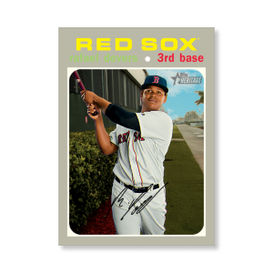 Rafael Devers 2020 Topps Heritage Baseball Base Cards Poster # to 99- artbble-pos-20thbb-1040-s