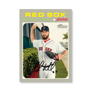 Brandon Workman 2020 Topps Heritage Baseball Base Cards Poster # to 99- artbble-pos-20thbb-1044-s