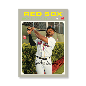 Jackie Bradley Jr. 2020 Topps Heritage Baseball Base Cards Poster # to 99- artbble-pos-20thbb-1045-s