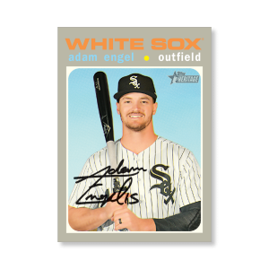 Adam Engel 2020 Topps Heritage Baseball Base Cards Poster # to 99- artbble-pos-20thbb-1061-s