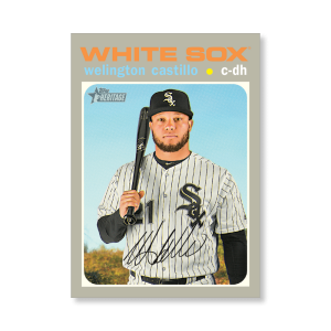 Welington Castillo 2020 Topps Heritage Baseball Base Cards Poster # to 99- artbble-pos-20thbb-1062-s