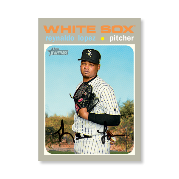 Reynaldo Lopez 2020 Topps Heritage Baseball Base Cards Poster # to 99- artbble-pos-20thbb-1063-s