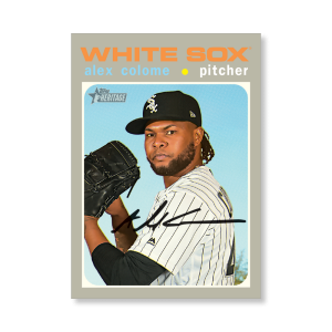 Alex Colome 2020 Topps Heritage Baseball Base Cards Poster # to 99- artbble-pos-20thbb-1064-s
