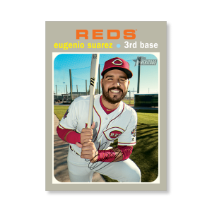 Eugenio Suarez 2020 Topps Heritage Baseball Base Cards Poster # to 99- artbble-pos-20thbb-1065-s