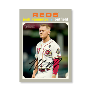Josh VanMeter 2020 Topps Heritage Baseball Base Cards Poster # to 99- artbble-pos-20thbb-1069-s